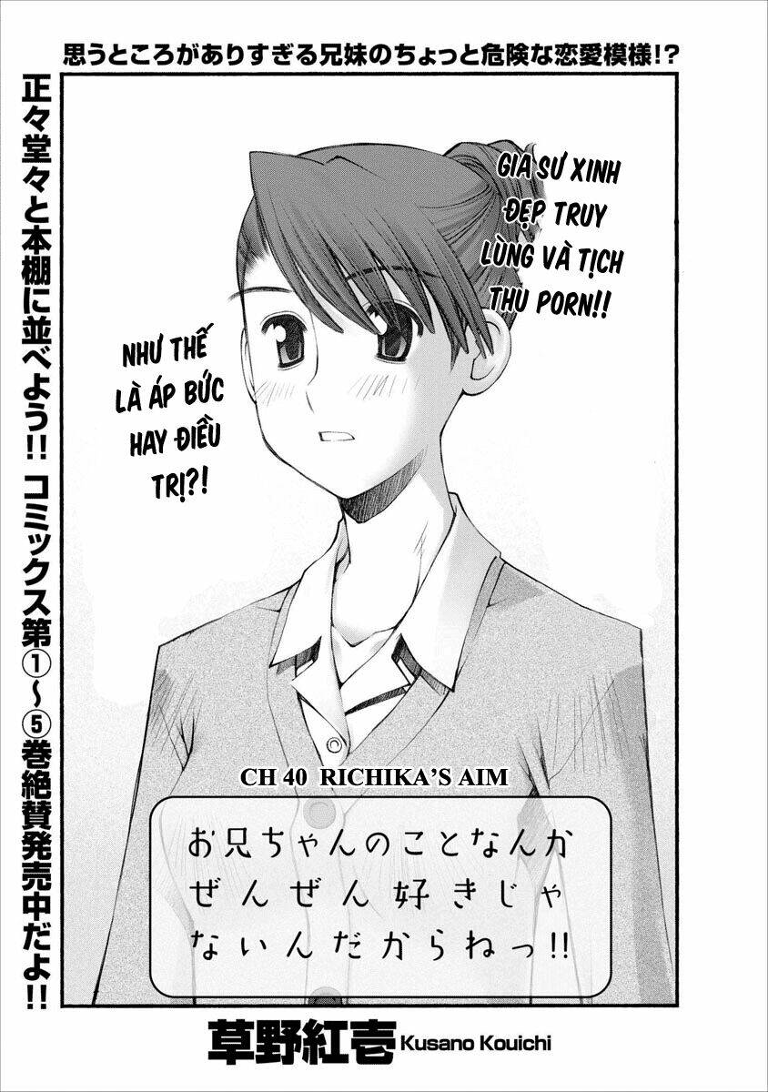 Oniichan No Koto Nanka Zenzen Suki Ja Nai N Da Kara Ne!! Chapter 40 - Trang 2