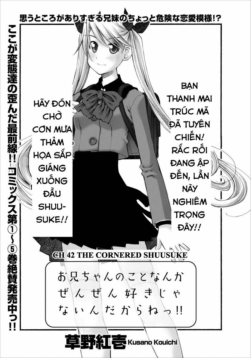 Oniichan No Koto Nanka Zenzen Suki Ja Nai N Da Kara Ne!! Chapter 42 - Trang 2