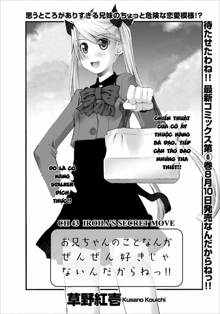 Oniichan No Koto Nanka Zenzen Suki Ja Nai N Da Kara Ne!! Chapter 43 - Trang 2