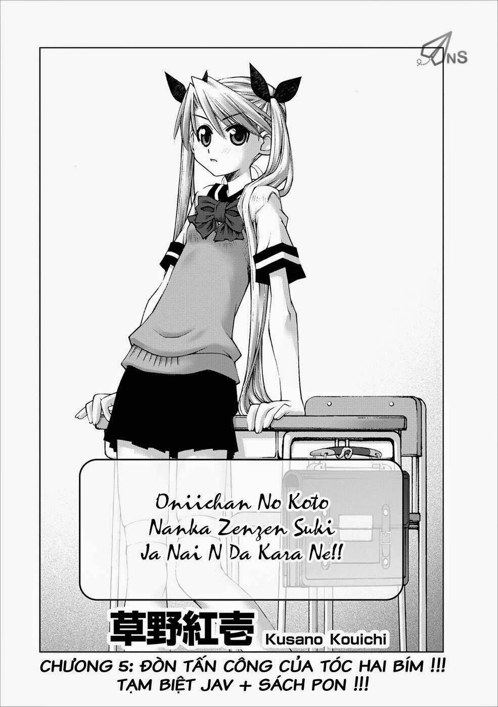 Oniichan No Koto Nanka Zenzen Suki Ja Nai N Da Kara Ne!! Chapter 5 - Trang 2
