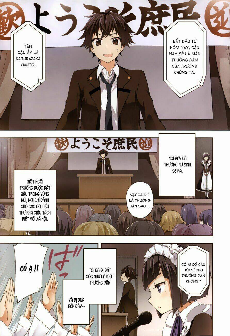 Ore Ga Ojou-Sama Gakkou Ni “Shomin Sample” Toshite Rachirareta Ken Chapter 1 - Trang 2