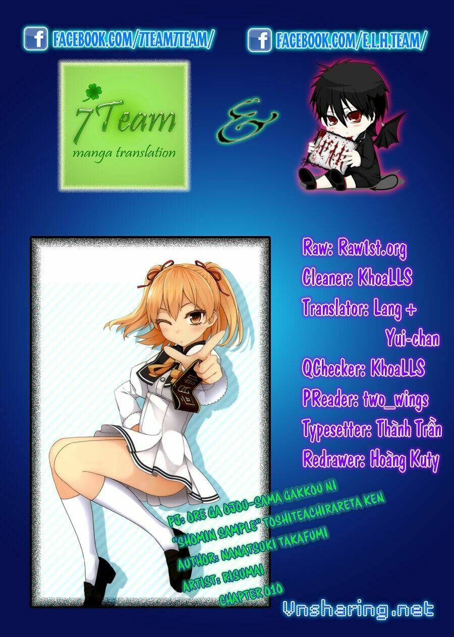 Ore Ga Ojou-Sama Gakkou Ni “Shomin Sample” Toshite Rachirareta Ken Chapter 10 - Trang 2
