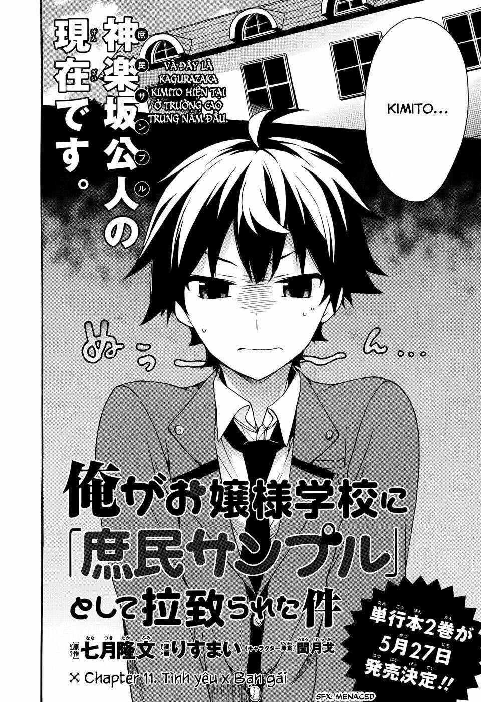 Ore Ga Ojou-Sama Gakkou Ni “Shomin Sample” Toshite Rachirareta Ken Chapter 11 - Trang 2