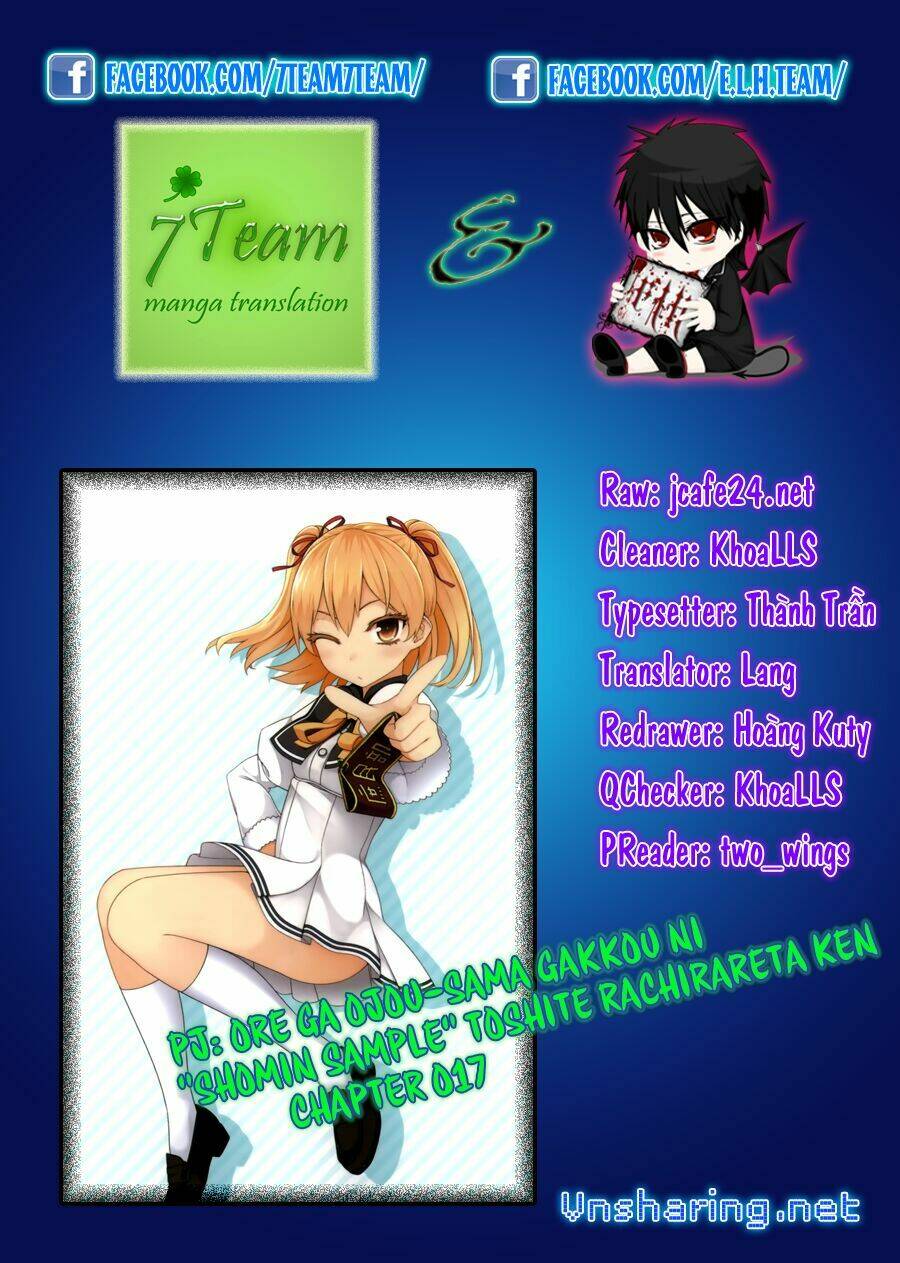 Ore Ga Ojou-Sama Gakkou Ni “Shomin Sample” Toshite Rachirareta Ken Chapter 17 - Trang 2