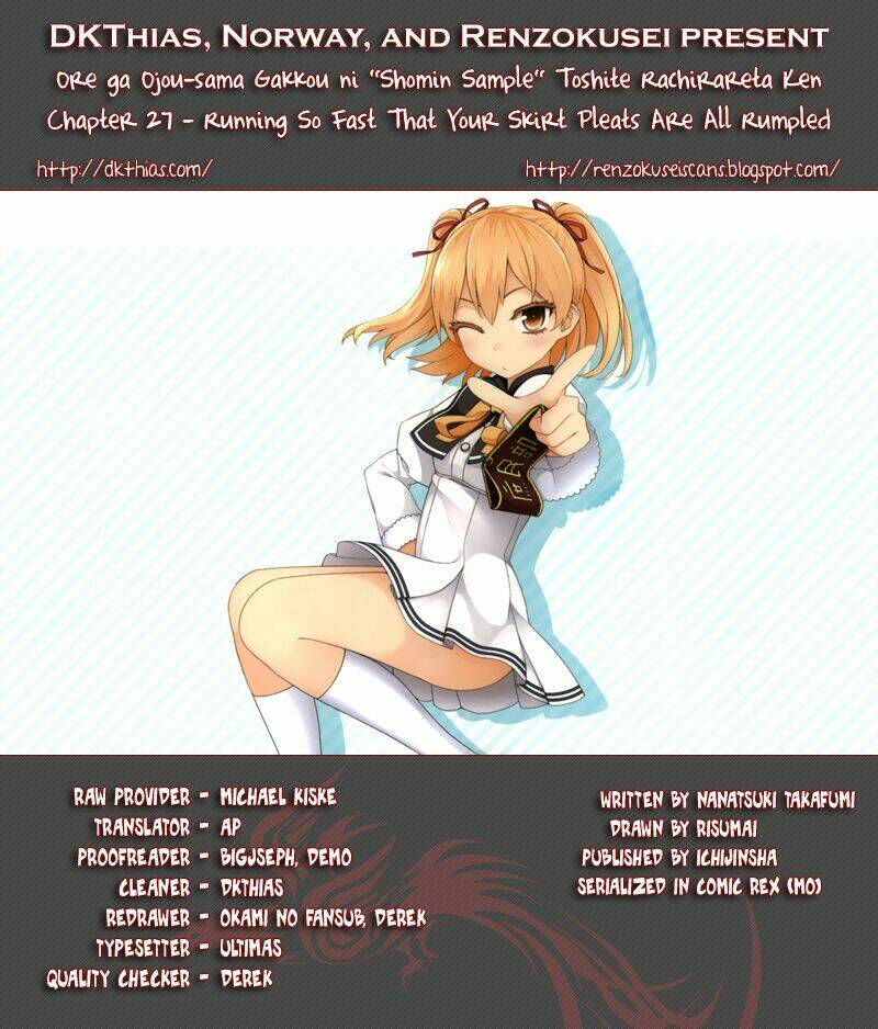 Ore Ga Ojou-Sama Gakkou Ni “Shomin Sample” Toshite Rachirareta Ken Chapter 27 - Trang 2