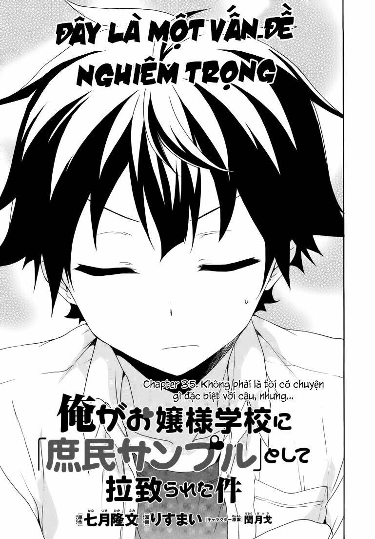 Ore Ga Ojou-Sama Gakkou Ni “Shomin Sample” Toshite Rachirareta Ken Chapter 35 - Trang 2