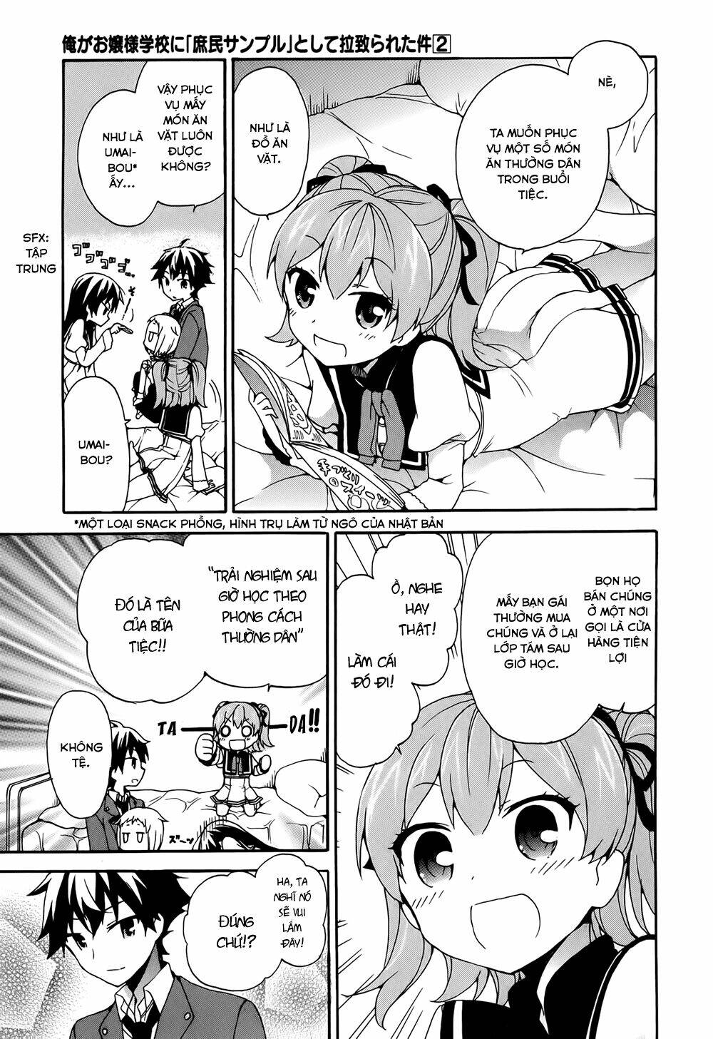 Ore Ga Ojou-Sama Gakkou Ni “Shomin Sample” Toshite Rachirareta Ken Chapter 7 - Trang 2