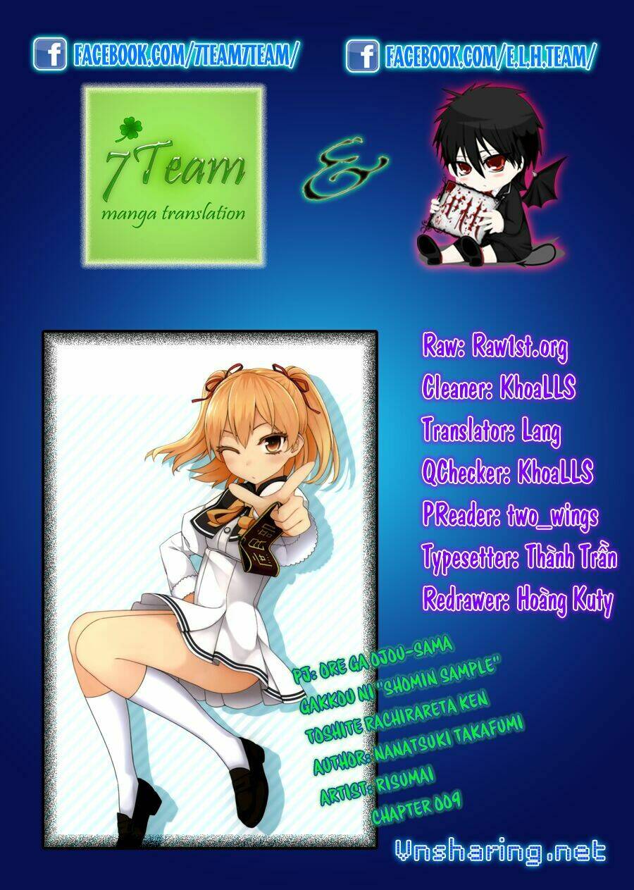 Ore Ga Ojou-Sama Gakkou Ni “Shomin Sample” Toshite Rachirareta Ken Chapter 9 - Trang 2