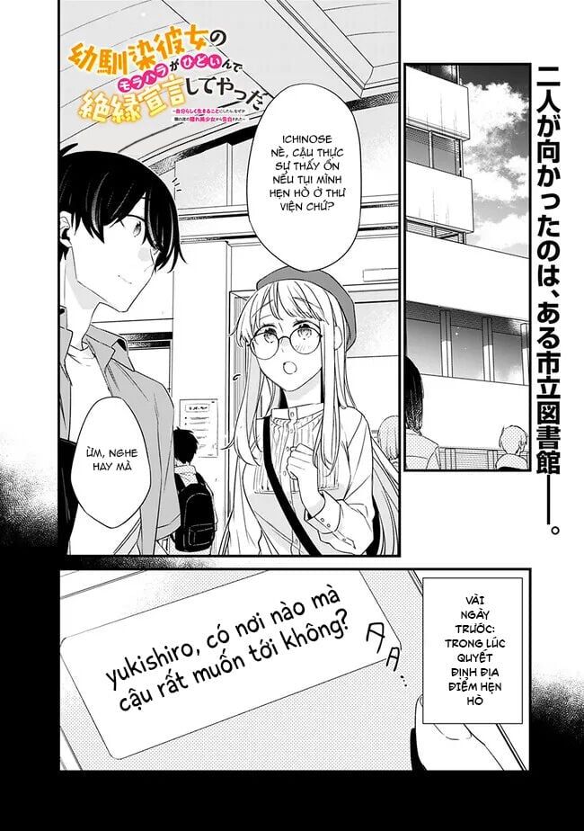 Osananajimi Kanojo No Morahara Ga Hidoi N De Zetsuen Sengen Shite Yatta Chapter 22 - Trang 2