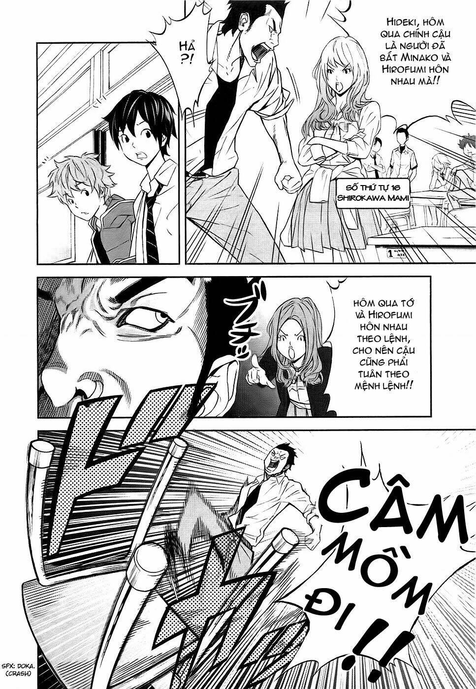 Ousama Game – Mệnh Lệnh Nhà Vua Chapter 1 - Trang 2