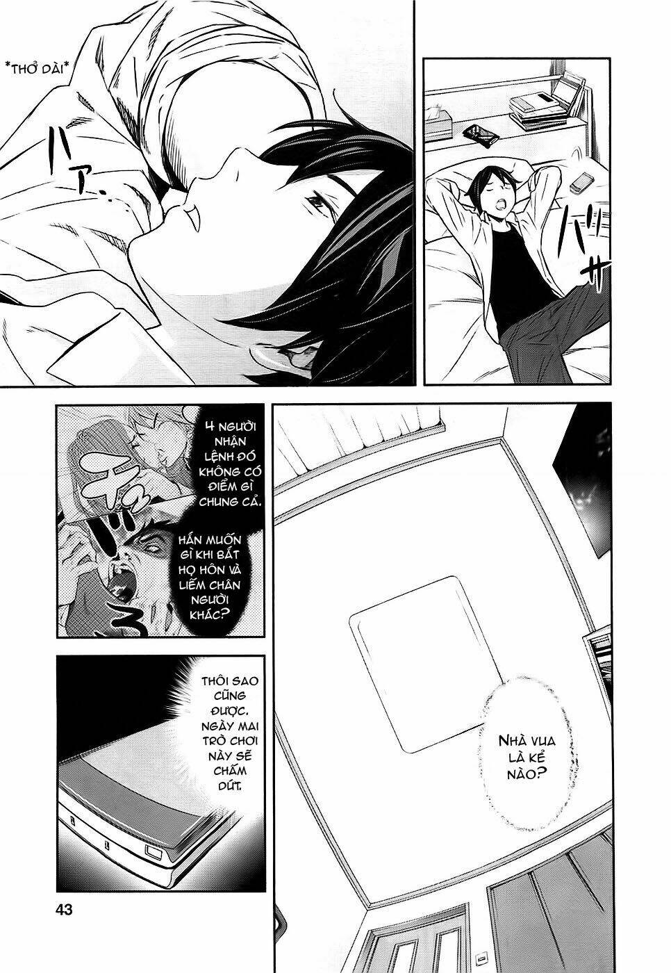 Ousama Game – Mệnh Lệnh Nhà Vua Chapter 1 - Trang 2