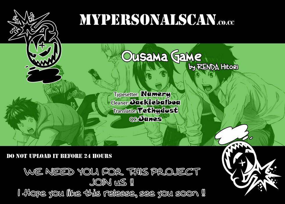 Ousama Game – Mệnh Lệnh Nhà Vua Chapter 1 - Trang 2