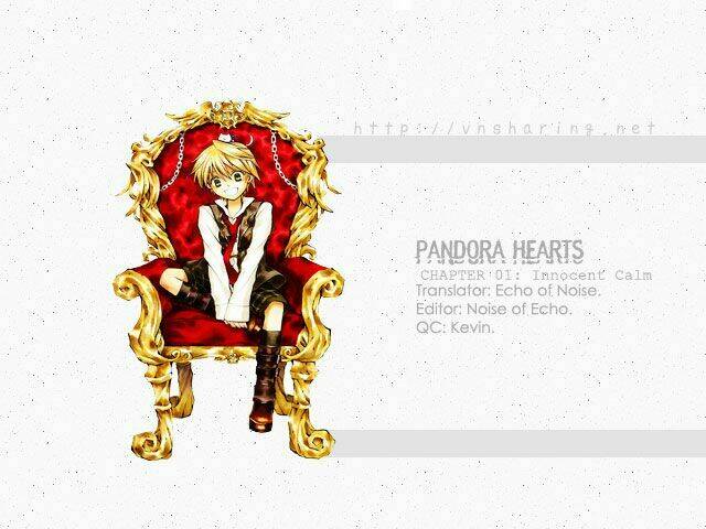 Pandora Hearts Chapter 1 - Trang 2