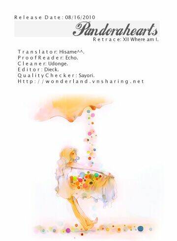 Pandora Hearts Chapter 12 - Trang 2