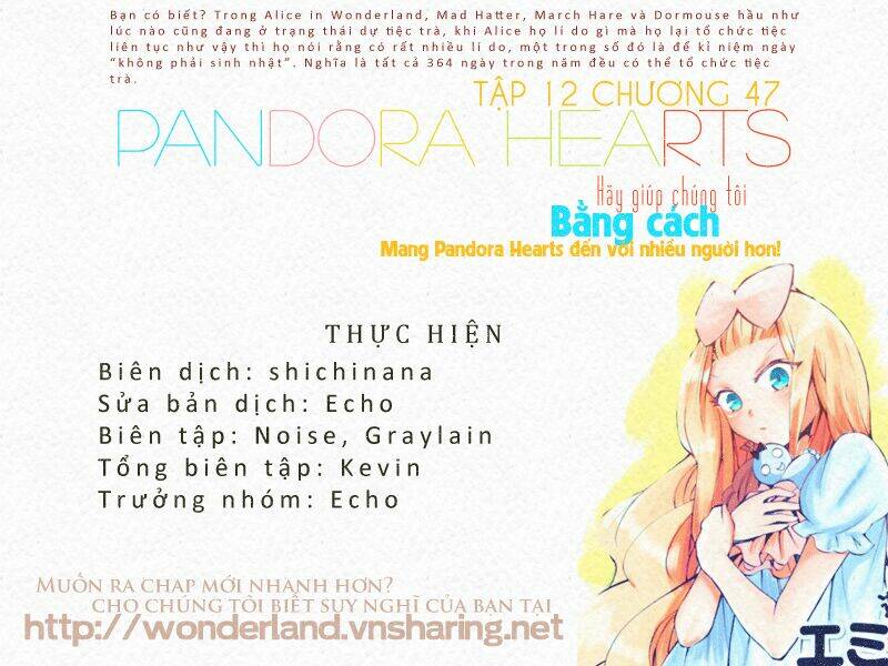 Pandora Hearts Chapter 47 - Trang 2