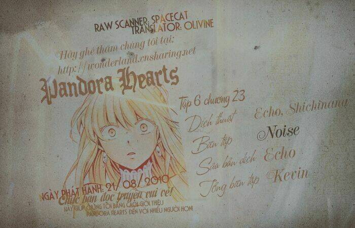 Pandora Hearts Chapter 52 - Trang 2