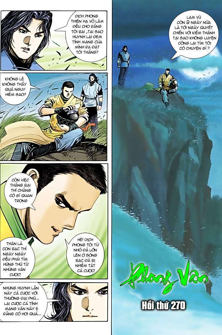 Phong Vân Chapter 270 - Trang 2