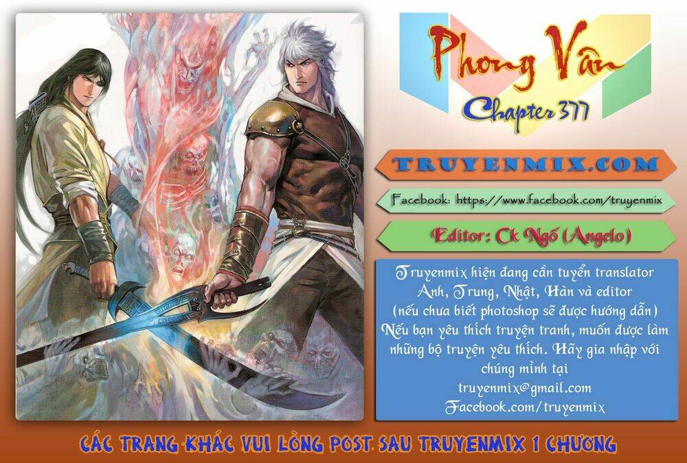 Phong Vân Chapter 377 - Trang 2