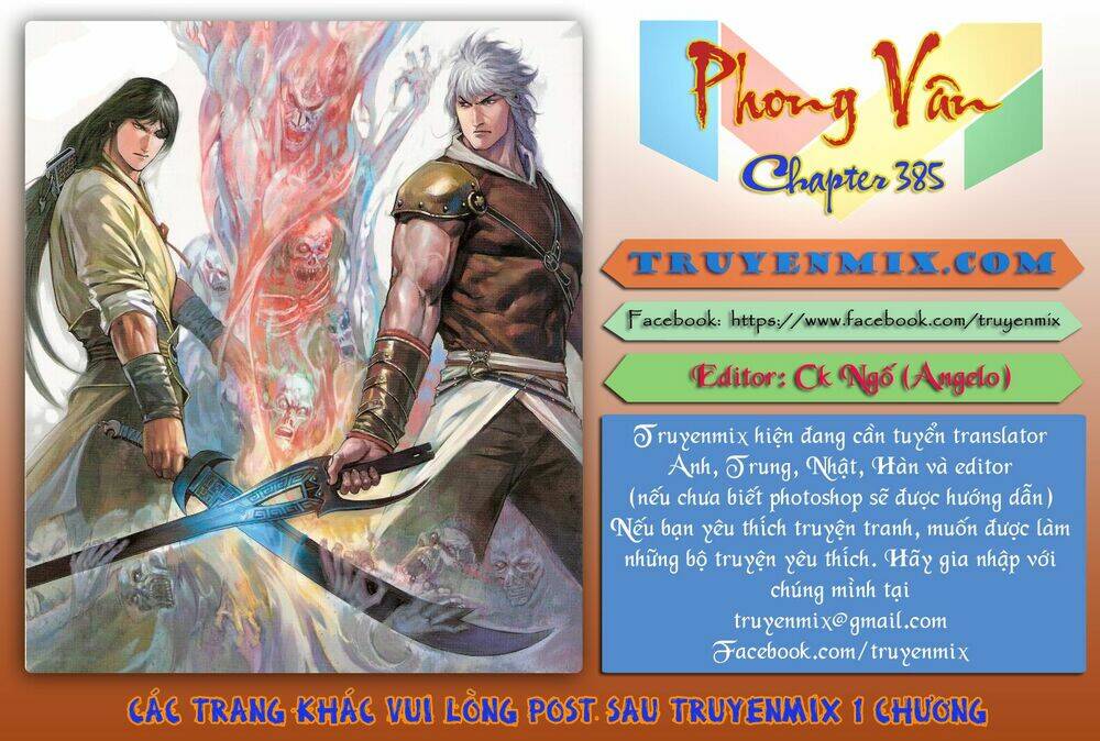 Phong Vân Chapter 385 - Trang 2