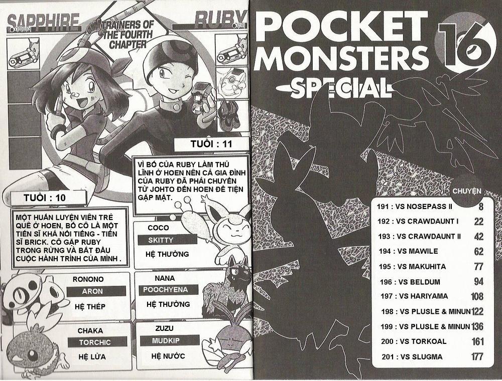 Pokemon Special Chapter 191 - Trang 2