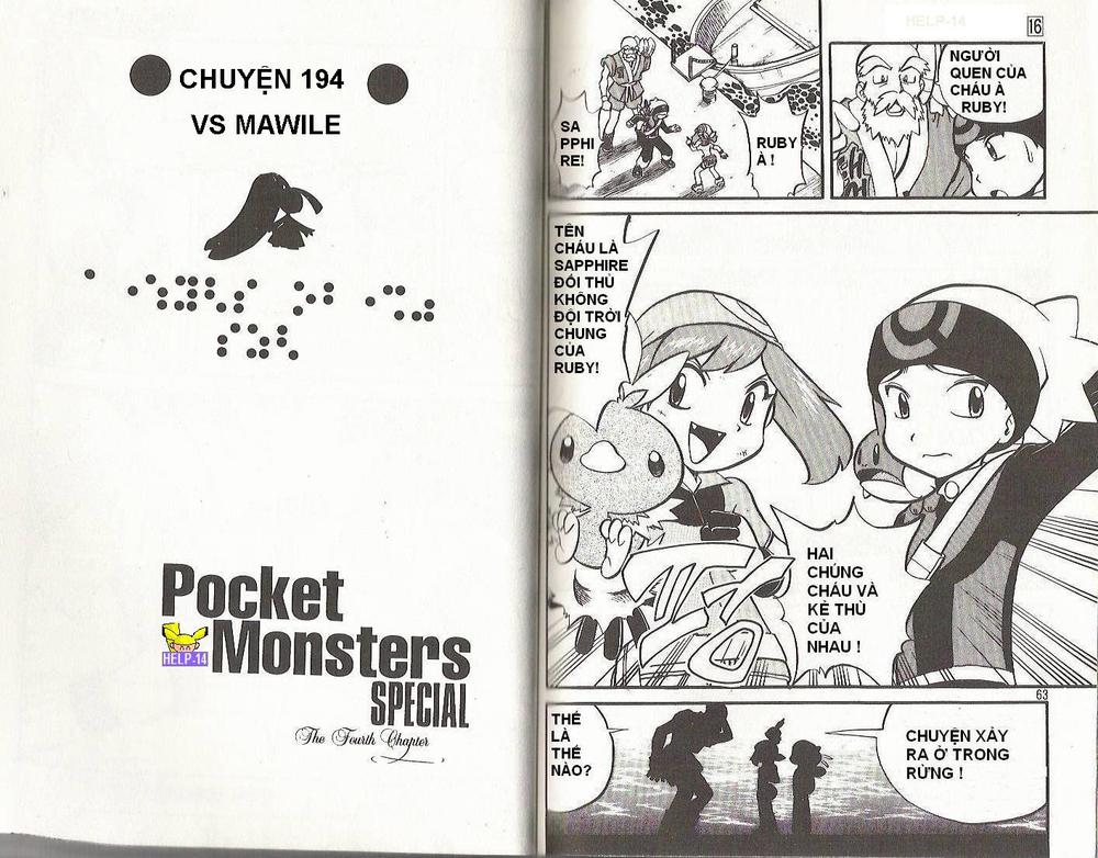 Pokemon Special Chapter 194-198 - Trang 2