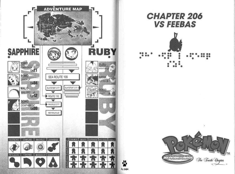 Pokemon Special Chapter 202-206 - Trang 2