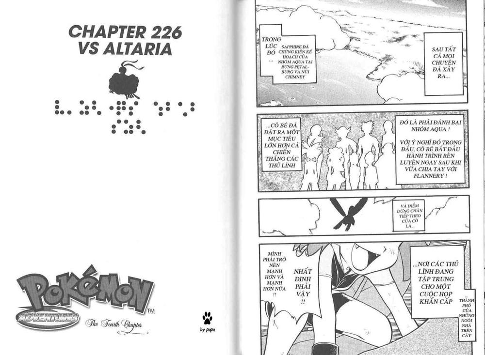 Pokemon Special Chapter 224-226 - Trang 2