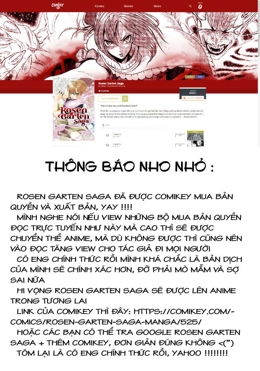 Rosen Garten Saga Chapter 43 - Trang 2