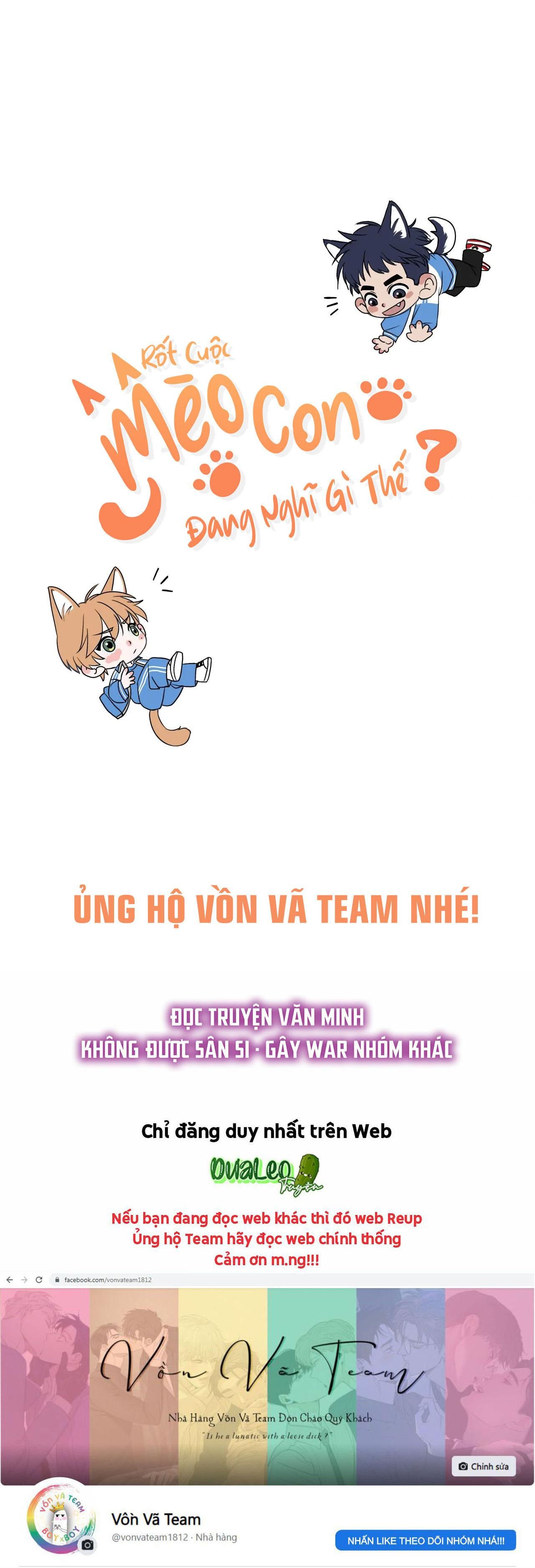 Rốt Cuộc Mèo Con Đang Nghĩ Gì Thế? Chapter 2 - Trang 2