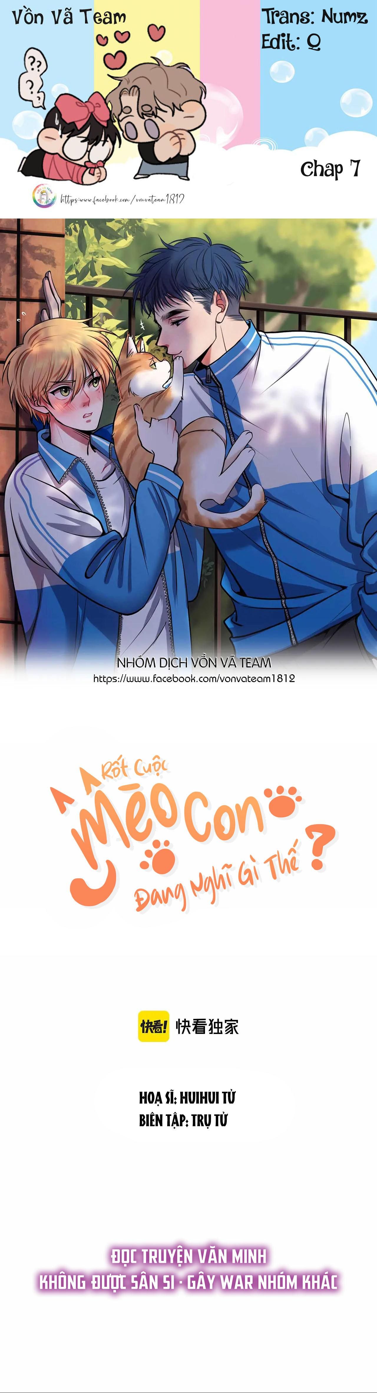 Rốt Cuộc Mèo Con Đang Nghĩ Gì Thế? Chapter 7 - Trang 2