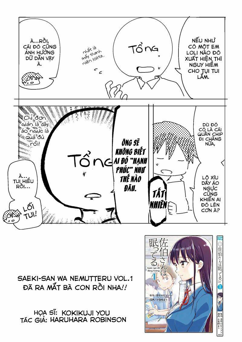Saeki-San Wa Nemutteru! Chapter 1 - Trang 2