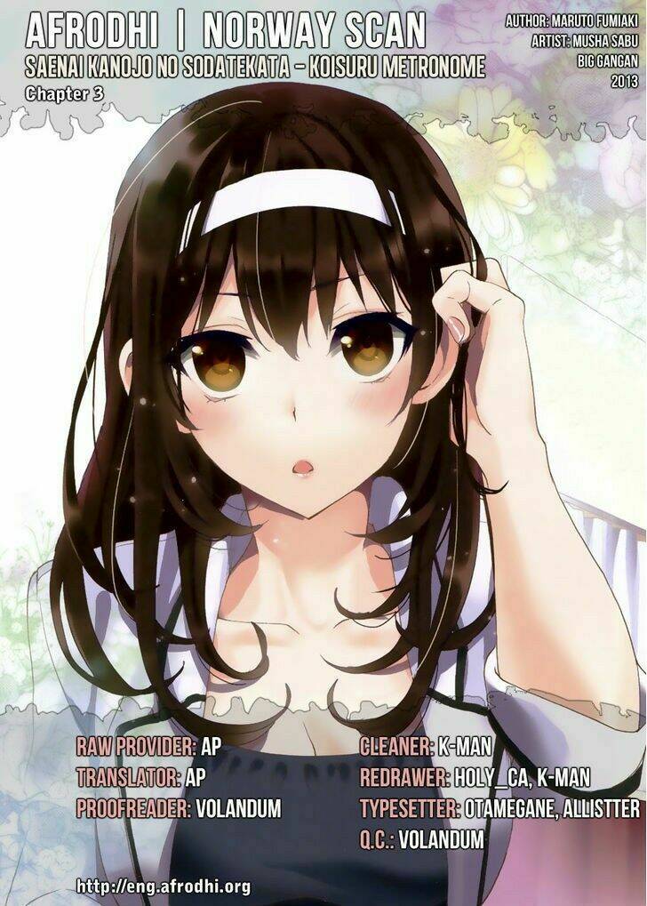 Saenai Kanojo No Sodatekata – Koisuru Metronome Chapter 3 - Trang 2