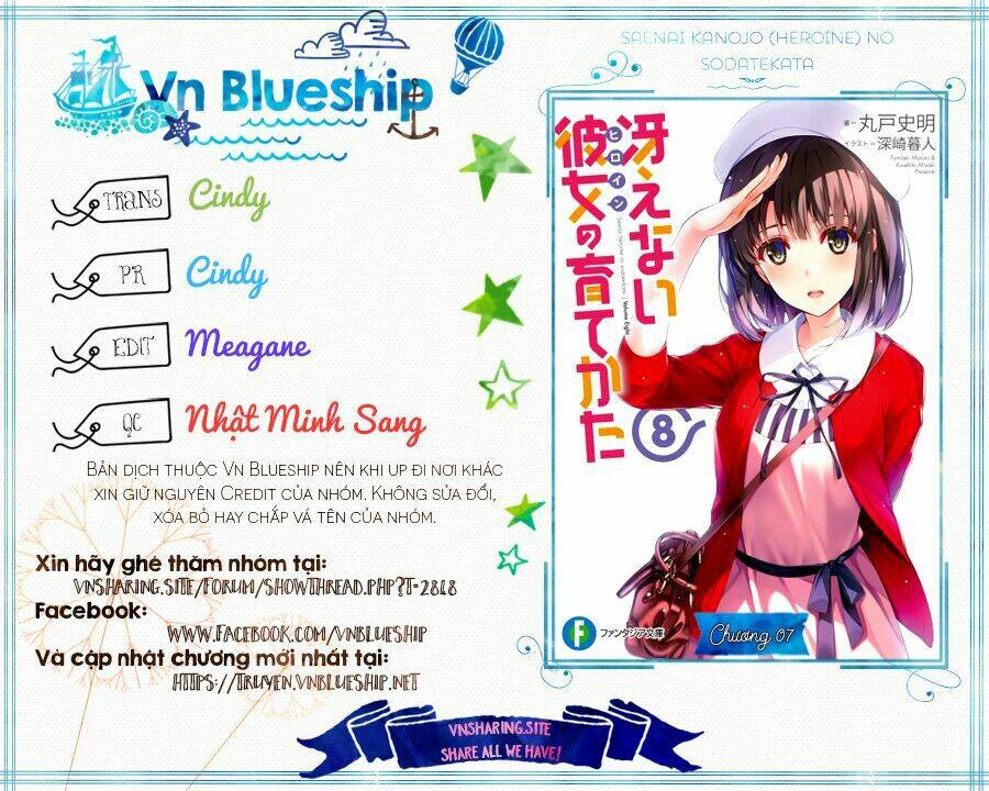 Saenai Kanojo No Sodatekata – Koisuru Metronome Chapter 7 - Trang 2