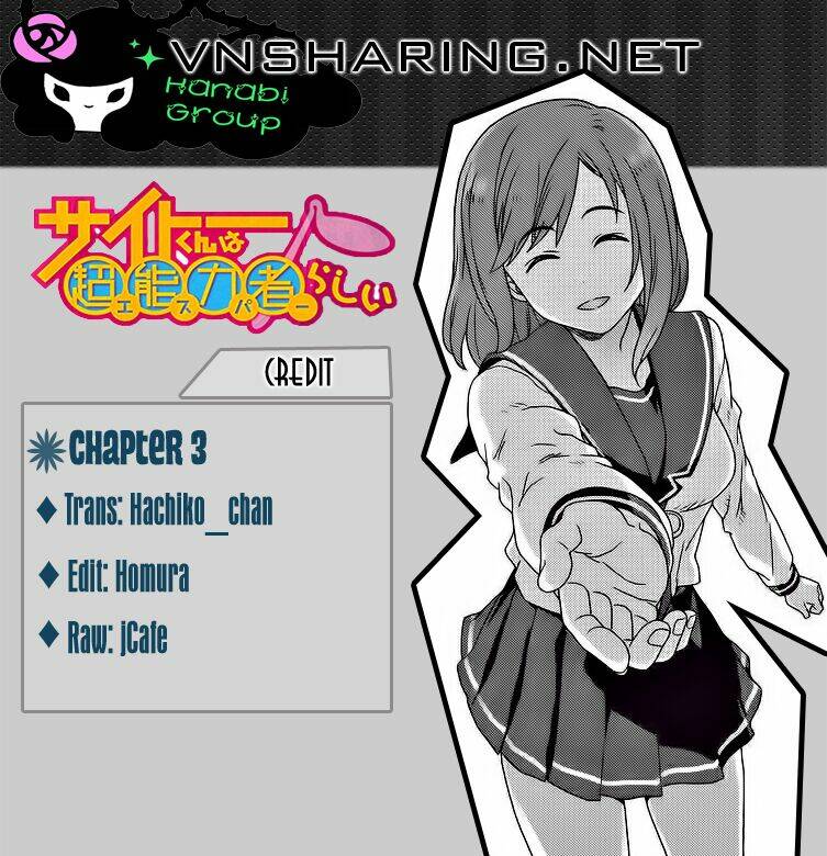 Saito-Kun Wa Chounouryokusha Rashii Chapter 3 - Trang 2