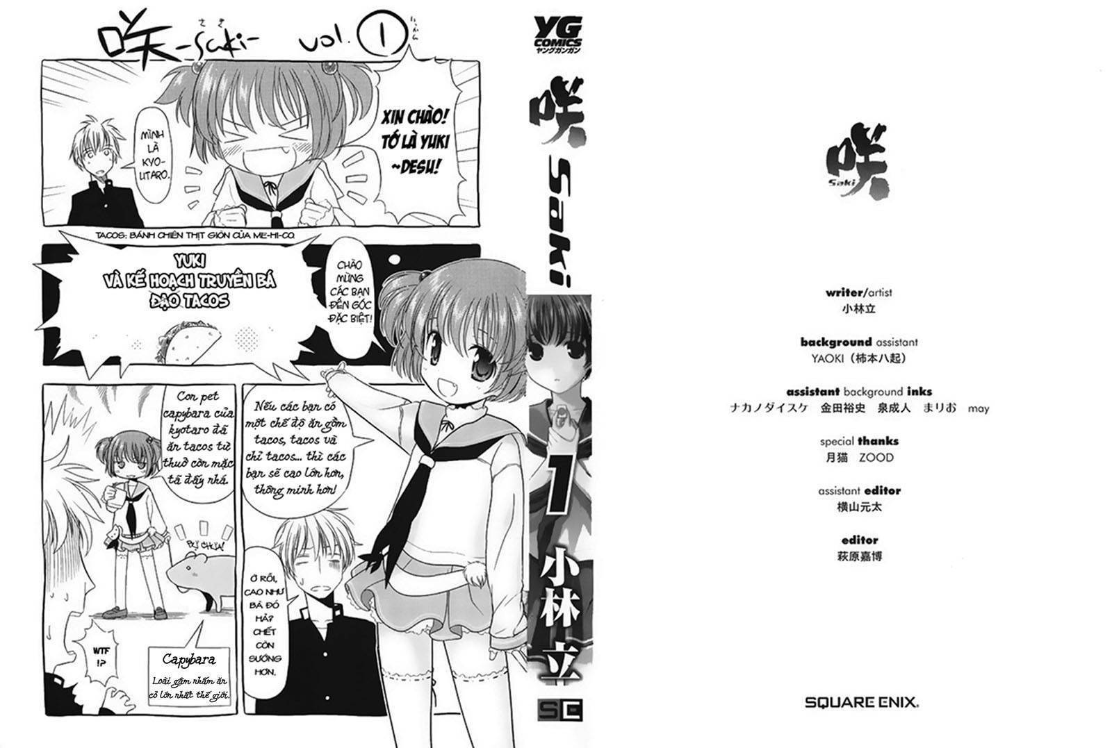 Saki Chapter 1 - Trang 2