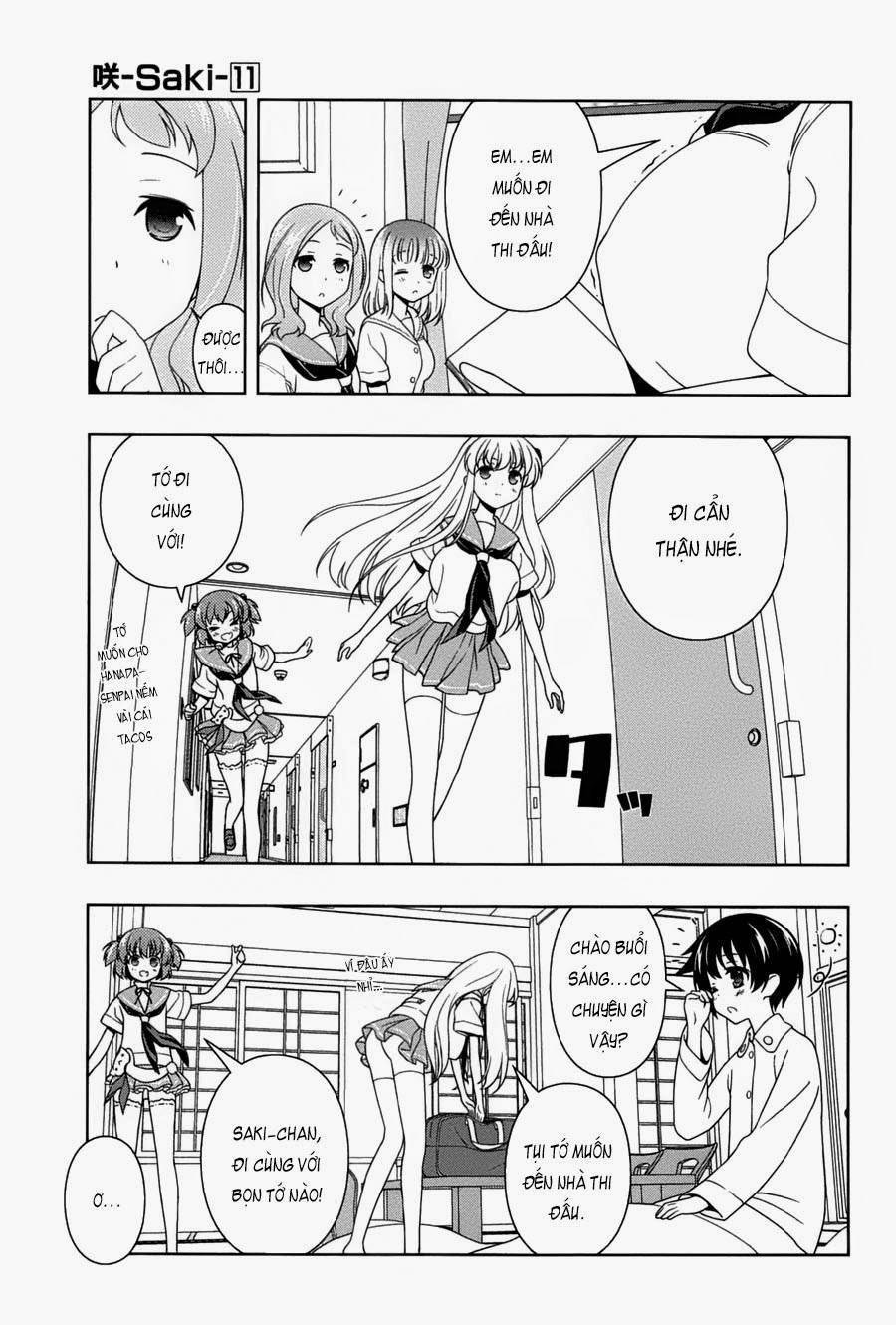 Saki Chapter 102 - Trang 2