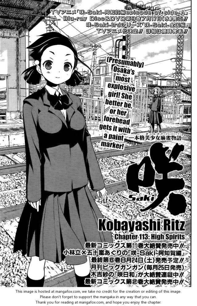Saki Chapter 113 - Trang 2