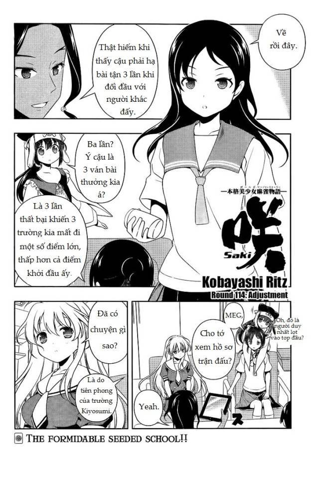 Saki Chapter 114 - Trang 2