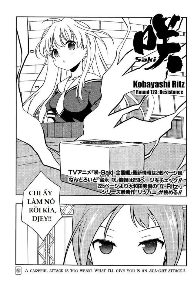 Saki Chapter 123 - Trang 2