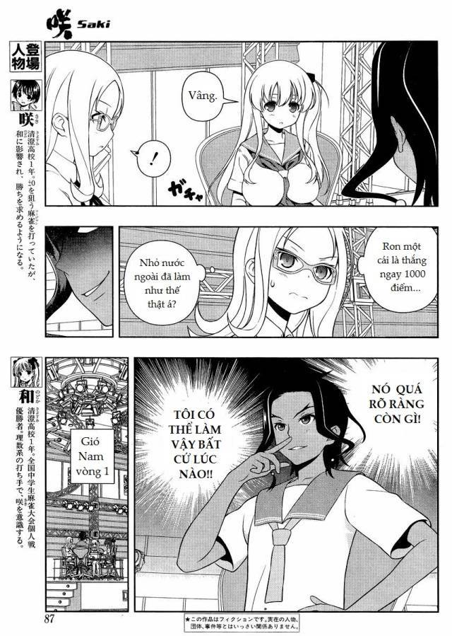 Saki Chapter 136 - Trang 2
