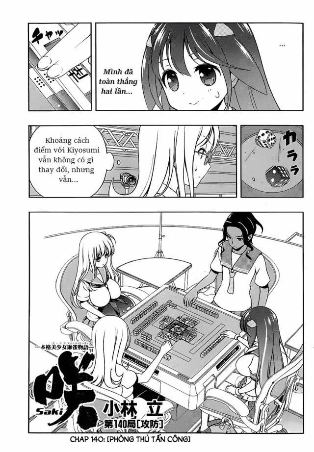 Saki Chapter 140 - Trang 2