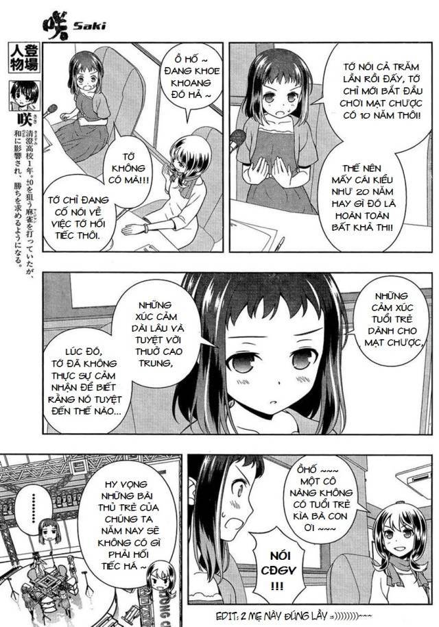 Saki Chapter 143 - Trang 2