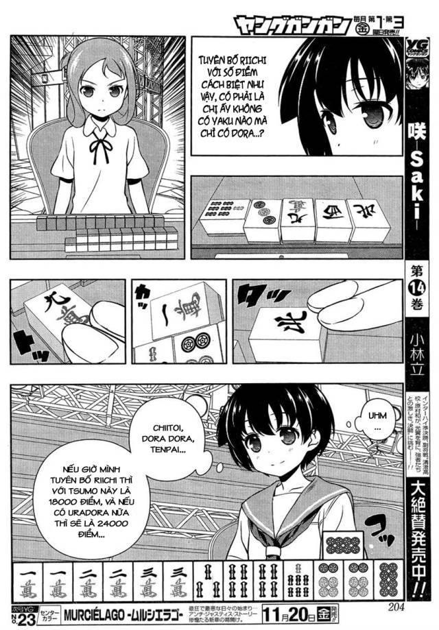Saki Chapter 150 - Trang 2