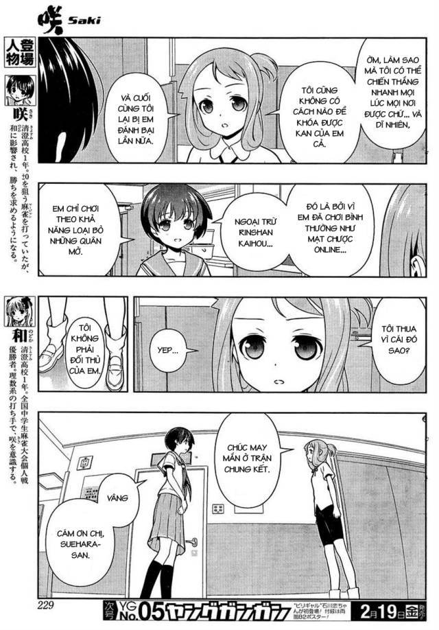 Saki Chapter 154 - Trang 2