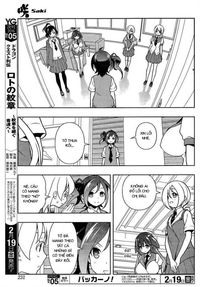 Saki Chapter 154 - Trang 2
