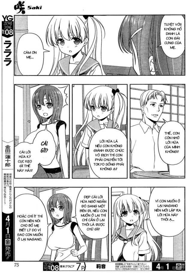 Saki Chapter 156 - Trang 2