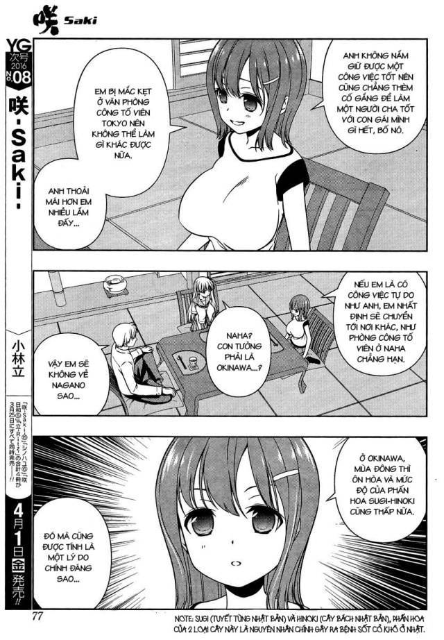 Saki Chapter 156 - Trang 2