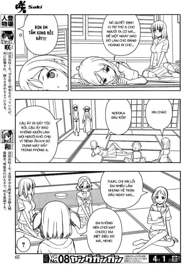 Saki Chapter 156 - Trang 2