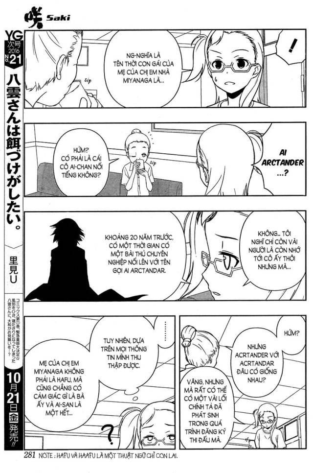 Saki Chapter 166 - Trang 2