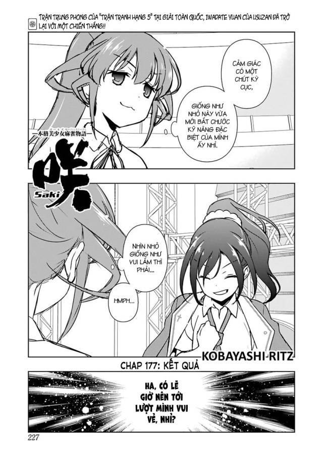 Saki Chapter 177 - Trang 2